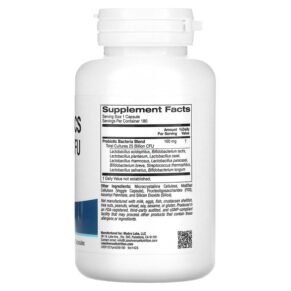 Lake Avenue Nutrition Probiotics 10 Strain Blend 25 Billion CFU 180 Veggie Capsules 898220014231