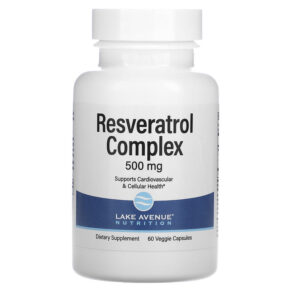Lake Avenue Nutrition Resveratrol Complex 500 mg 60 viên 898220016648