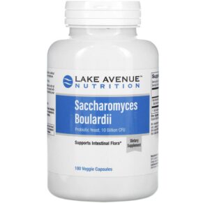 Lake Avenue Nutrition Saccharomyces Boulardii Probiotic Yeast 10 Billion CFU 180 viên 898220014217