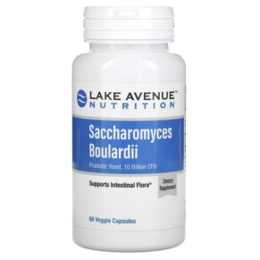 Lake Avenue Nutrition Saccharomyces Boulardii Probiotic Yeast 10 Billion CFU 60 viên 898220014200
