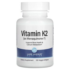 Lake Avenue Nutrition Vitamin K2 (as Menaquinone-7) 50 mcg 120 viên 898220015504