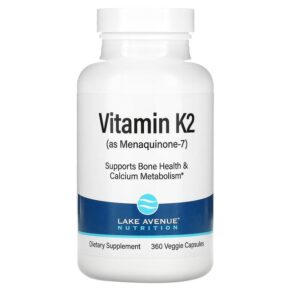 Lake Avenue Nutrition Vitamin K2 (as Menaquinone-7) 50 mcg 360 viên 898220015511