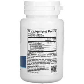 Lake Avenue Nutrition Women's Probiotics 20 Billion 60 Veggie Capsules 898220014248