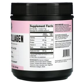 Left Coast Performance Multi Collagen 16 oz (454 g) 644216980284