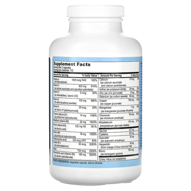 Life Enhancement Durk Pearson & Sandy Shaw's Personal Radical Shield 336 Vegetarian Capsules 8 Thành phần vi chất Life Enhancement Durk Pearson & Sandy Shaw's Personal Radical Shield 336 viên 603902012807