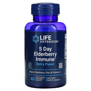 Life Extension 5 Day Elderberry Immune Berry 40 viên 737870241102
