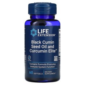 Life Extension Black Cumin Seed Oil & Curcumin Elite 60 viên 737870231066