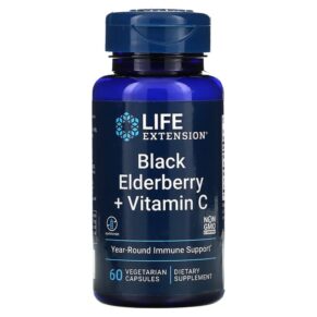 Life Extension Black Elderberry + Vitamin C 60 viên 737870241065