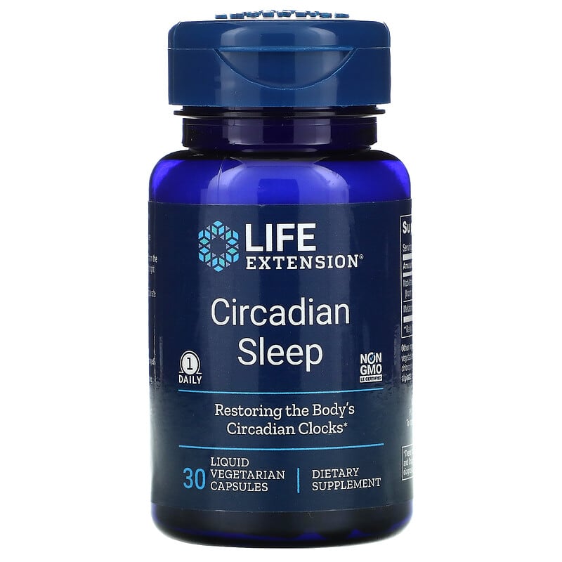 Life Extension Circadian Sleep 30 Liquid Vegetarian Capsules 1 Life Extension Circadian Sleep 30 viên 737870230038