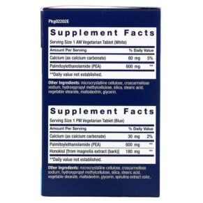 Life Extension ComfortMAX Double-Action Nerve Support For AM & PM 60 Vegetarian Tablets 737870220268