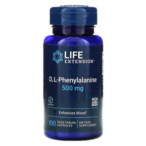Life Extension D L-Phenylalanine 500 mg 100 viên 737870167112