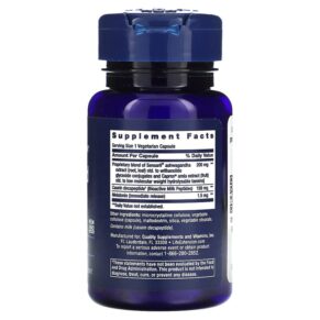 Life Extension Enhanced Sleep with Melatonin 30 Vegetarian Capsules 737870155133