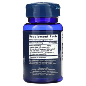 Life Extension FLORASSIST Balance 30 Liquid Vegetarian Capsules 737870182535