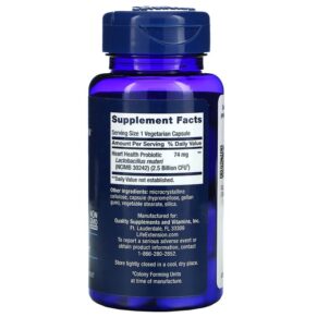 Life Extension FLORASSIST Heart Health 60 Vegetarian Capsules 737870182160