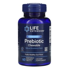 Life Extension FLORASSIST Prebiotic Natural Strawberry Flavor 60 viên 737870220367