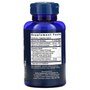 Life Extension Grapeseed Extract 100 mg 60 Vegetarian Capsules 737870221166