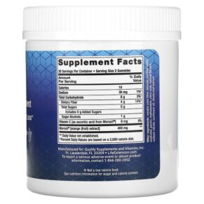 Life Extension Gummy Science Mediterranean Weight Management Natural Blueberry 60 Gummies 737870250609