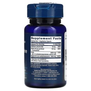 Life Extension Homocysteine Resist 60 Vegetarian Capsules 737870212164