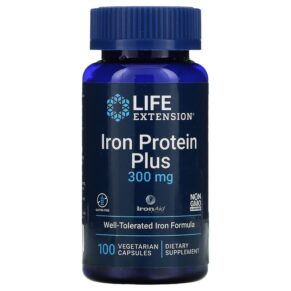 Life Extension Iron Protein Plus 300 mg 100 viên 737870167716