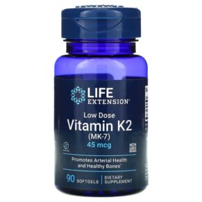 Life Extension Low Dose Vitamin K2 (MK-7) 45 mcg 90 viên 737870193692