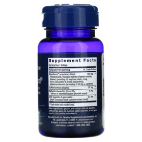 Life Extension MacuGuard Ocular Support with Saffron & Astaxanthin 60 Softgels 737870199366