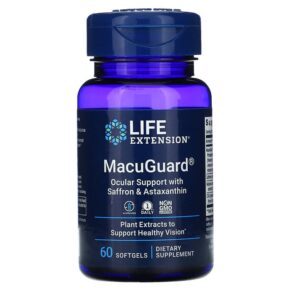 Life Extension MacuGuard Ocular Support + Saffron & Astaxanthin 60 viên 737870199366