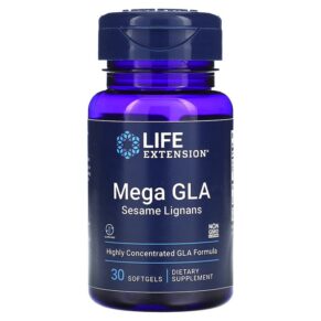 Life Extension Mega GLA Sesame Lignans 30 viên 737870221838