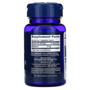 Life Extension Melatonin 3 mg 60 Vegetarian Capsules 737870330066