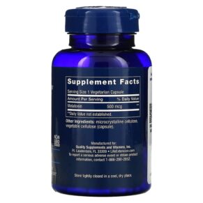 Life Extension Melatonin 500 mcg 200 Vegetarian Capsules 3 Life Extension Melatonin 500 mcg 200 Vegetarian Capsules 737870108320