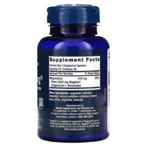 Life Extension Neuro-Mag Magnesium L-Threonate 90 Vegetarian Capsules 3 Life Extension Neuro-Mag Magnesium L-Threonate 90 Vegetarian Capsules 737870160397