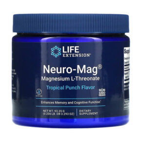 Life Extension Neuro-Mag Magnesium L-Threonate Tropical Punch 3.293 oz (93.35 g) 737870203292