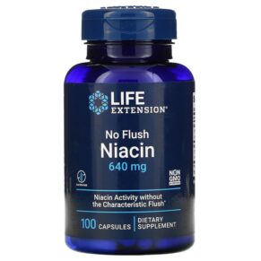 Life Extension No Flush Niacin 640 mg 100 viên 737870373100