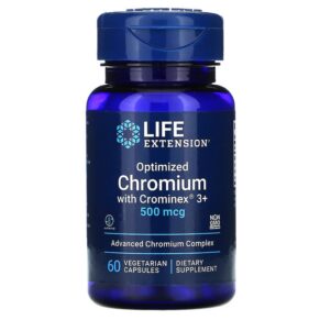Life Extension Optimized Chromium + Crominex 3+ 500 mcg 60 viên 737870150466
