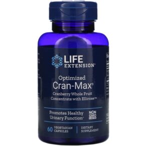 Life Extension Optimized Cran-Max Cranberry Whole Fruit Concentrate + Ellirose 60 viên 737870142461