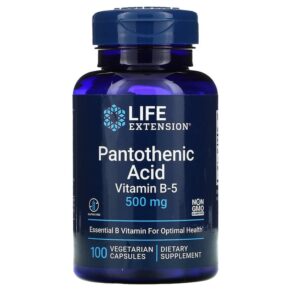 Life Extension Pantothenic Acid Vitamin B-5 500 mg 100 viên 737870202813