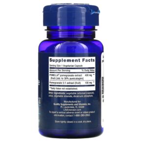 Life Extension Pomegranate Fruit Extract 30 Vegetarian Capsules 737870956037