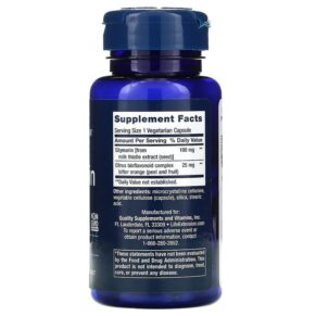 Life Extension Silymarin 100 mg 90 Vegetarian Capsules 737870188490