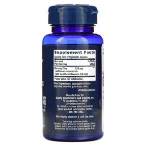 Life Extension Soy Isoflavones 30 Vegetarian Capsules 737870164968