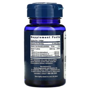 Life Extension Super K 90 Softgels 737870233435