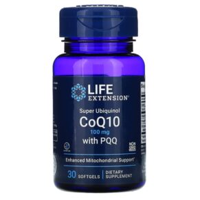 Life Extension Super Ubiquinol CoQ10 100 mg PQQ 10 mg 30 viên 737870173335