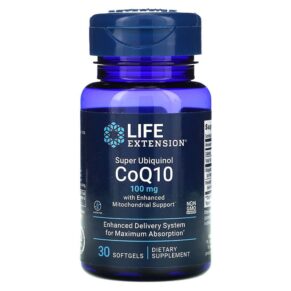 Life Extension Super Ubiquinol CoQ10 + Enhanced Mitochondrial Support 100 mg 30 viên 737870143734