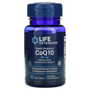 Life Extension Super Ubiquinol CoQ10 + Enhanced Mitochondrial Support 50 mg 30 viên 737870142737