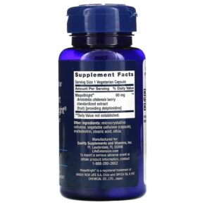 Life Extension Tear Support with MaquiBright Maqui Berry Extract 60 mg 30 Vegetarian Capsules 737870191834