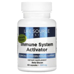 Life Source Basics (WGP Beta Glucan) Immune System Activator 500 mg 60 viên 666107130042