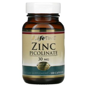 LifeTime Vitamins Zinc Picolinate 30 mg 100 viên 053232401213