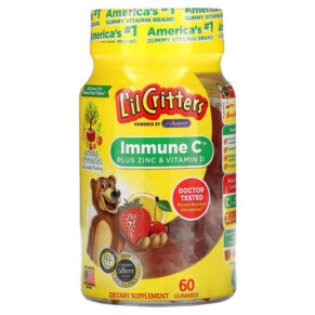 L'il Critters Immune C Plus Zinc & Vitamin D Assorted Flavors 60 viên 027917006031