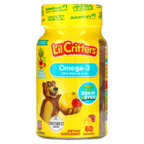 L'il Critters Omega-3 Zesty Raspberry-Lemonade 60 viên 027917014265