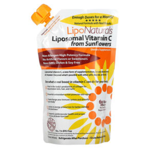 Lipo Naturals Liposomal Vitamin C from Sunflowers 15 oz (443 ml) 864548000003