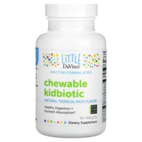 Little DaVinci Kidbiotic Natural Tropical Fruit 90 viên 026664014054