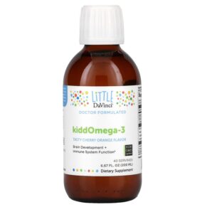 Little DaVinci KiddOmega-3 Tasty Cherry Orange Flavor 6.67 fl oz (200 ml) 026664014092